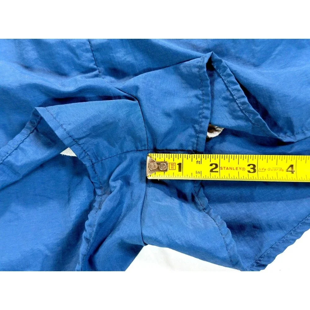 Vintage 90s Nike Challenger Running Shorts  Made in USA Blue Split Rare Retro